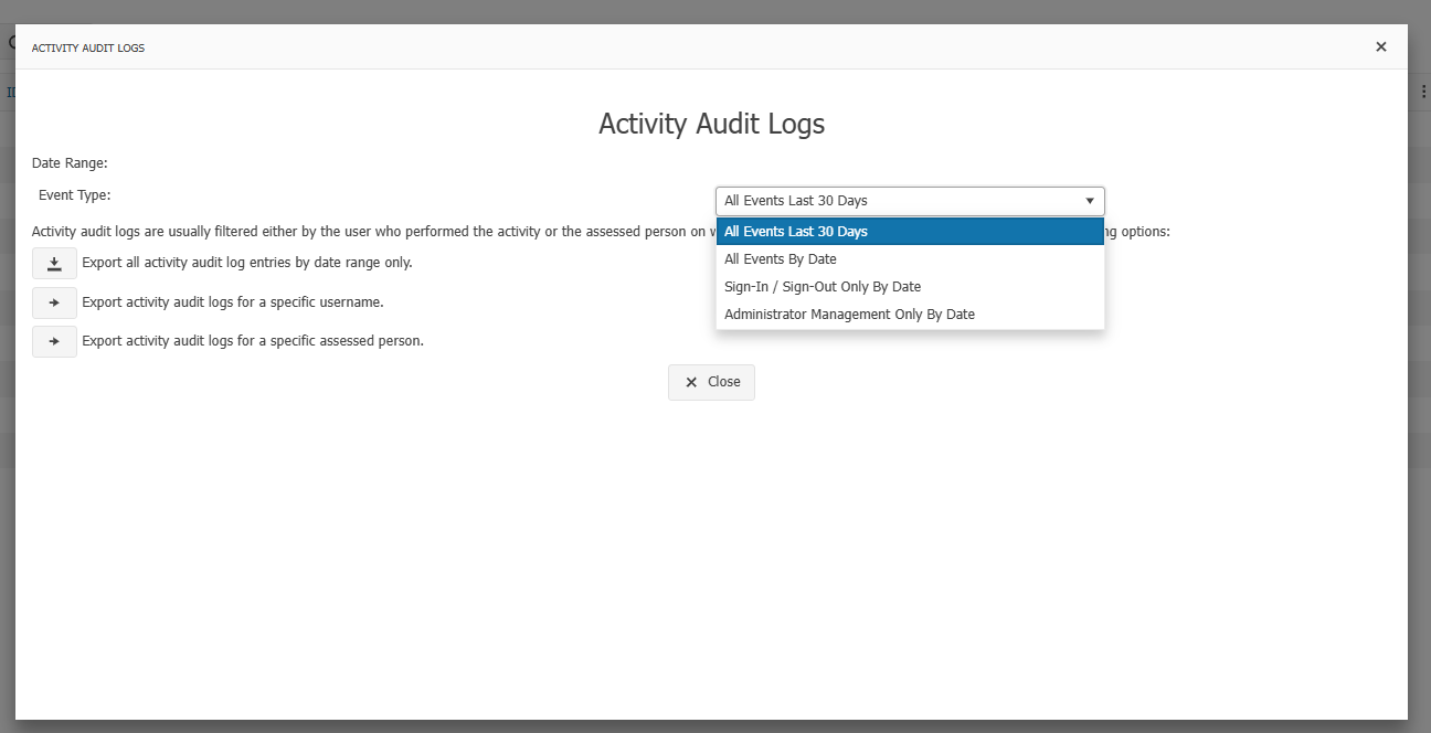 New in v4.6.0.0: Changes to Activity Audit Logs - answers.aseba.org